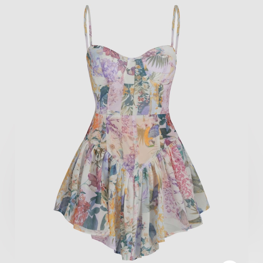 Cider Floral Printed Cami Dress